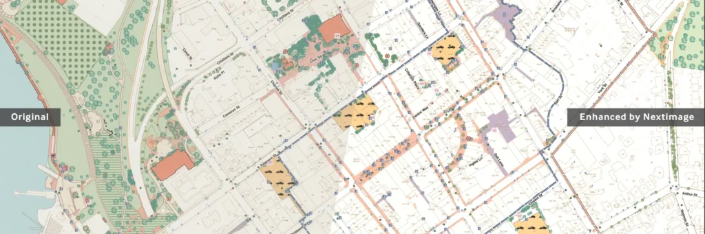 Nextimage software map reproduction and improvement